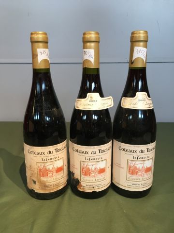 3 bouteilles Coteaux du Tricastin Laferette...