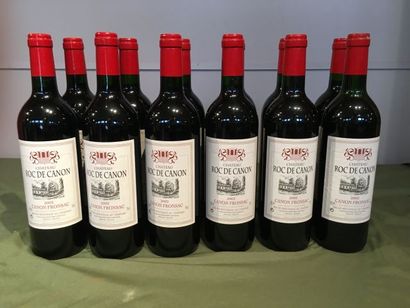12 bouteilles Château Roc de Canon 2002 Canon...