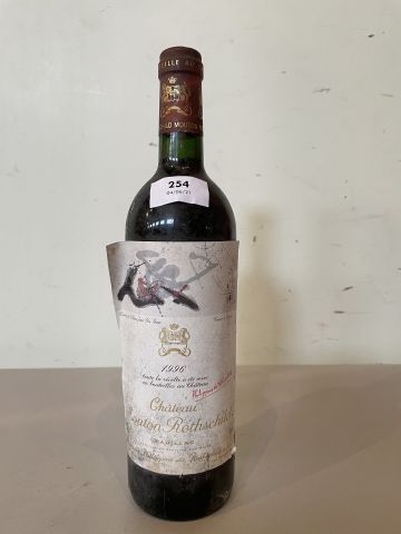 1 bouteille Château Mouton Rothschild 1996...