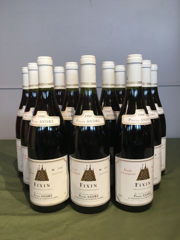 12 bouteilles Fixin 1998 Pierre André