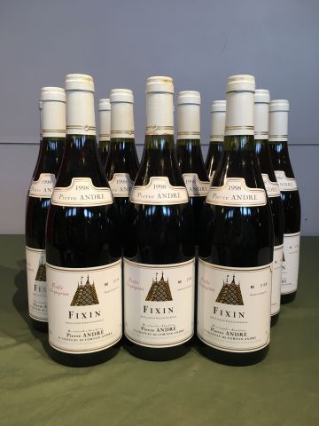 12 bouteilles Fixin 1998 Pierre André