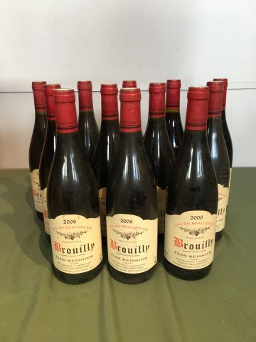 10 bouteilles : Brouilly Clos Reissier 2006...