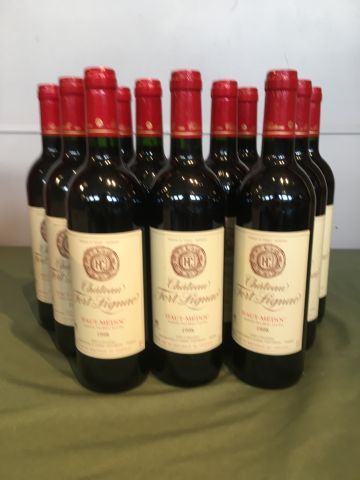 12 bouteilles Château Fort Lignac 1998 Haut...