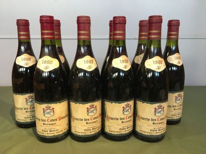10 bouteilles Bourgogne Réserve des Caves...