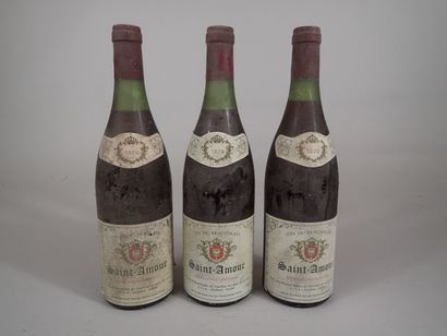 3 bouteilles Saint Amour 1979