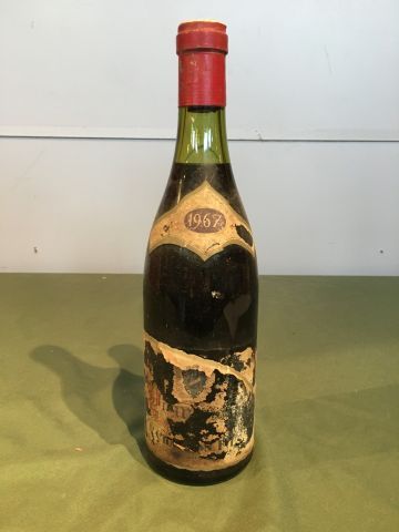 1 bouteille Pommard 1967 Charton Fils, étiquette...