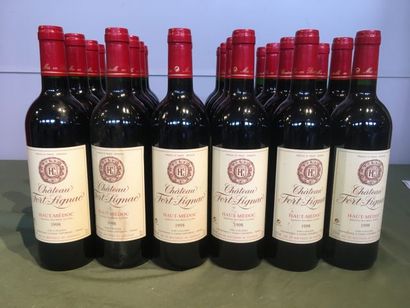 24 bouteilles Château Fort Lignac 1998 Haut...