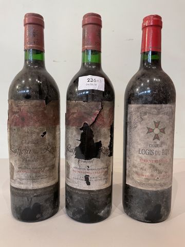 2 bouteilles : Château Lafleur du Roy 1990...