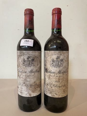 2 bouteilles Château Montrose 1997 Saint...