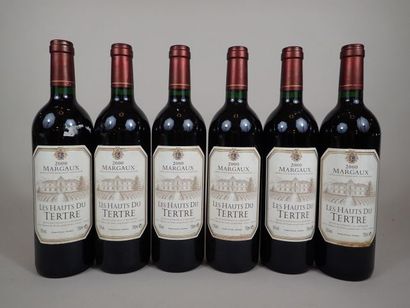 6 bouteilles Les Hauts de Tertre 2000