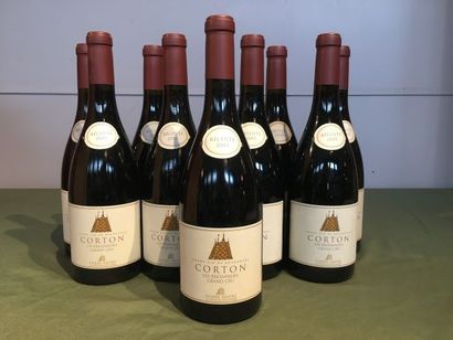 10 bouteilles Corton les Bressandes GC 2005...