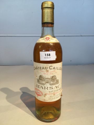 1 bouteille Château Caillou 1969 Barsac Sauternes,...