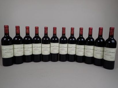 12 bouteilles Château Mayne Laborie 2010...