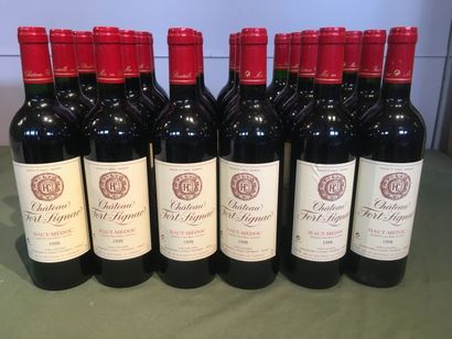 24 bouteilles Château Fort Lignac 1998 Haut...