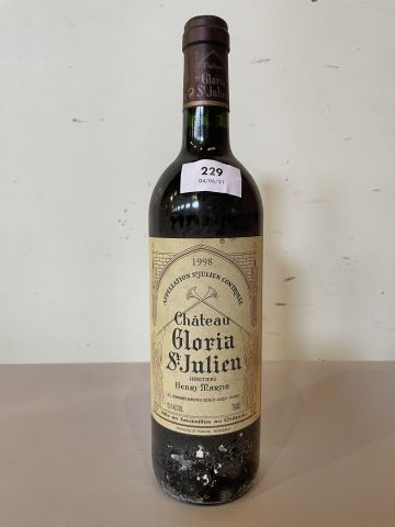 1 bouteille Château Gloria 1998 Saint Julien,...