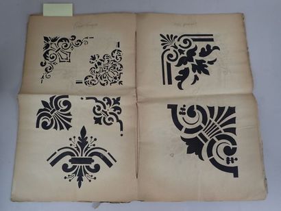 [Calligraphie], Recueil de coins, fleurons,...