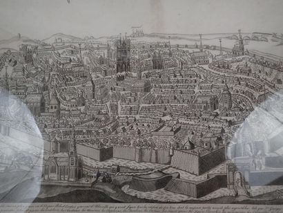 SOMME (80) - Vue d'ABBEVILLE - «Abbavilla,...