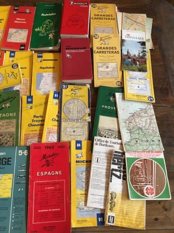 Important ensemble de cartes Michelin. En...