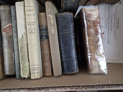 Lot de livres XVIIIè, XIXè et XXè comprenant...