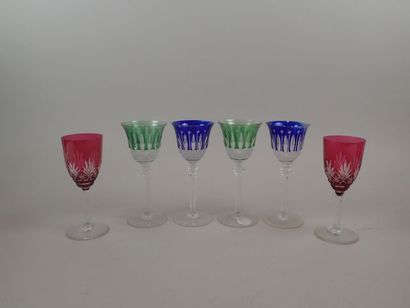 SAINT LOUIS. Service de verres du Rhin ou...