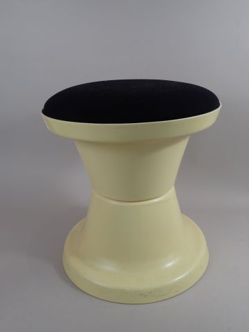 Tabouret de forme diabolo en plastique de...