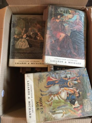 Carton de livres brochés comprenant notamment...