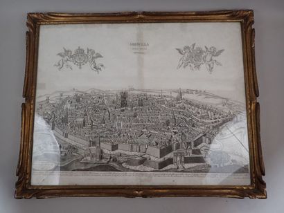 SOMME (80) - Vue d'ABBEVILLE - «Abbavilla,...