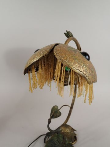 Dans le goût de TIFFANY, Lampe nénuphar à...