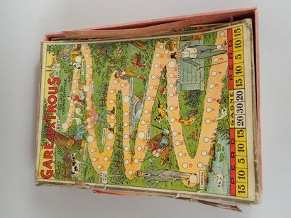 Jeu cartonné polychrome 