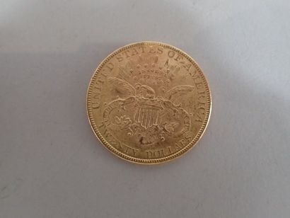 Pièce de 20 dollars liberty 1895.

Poids...
