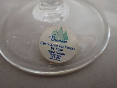 BRUNNER, Cristallerie des Vosges du Nord....