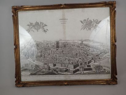 SOMME (80) - Vue d'ABBEVILLE - «Abbavilla,...