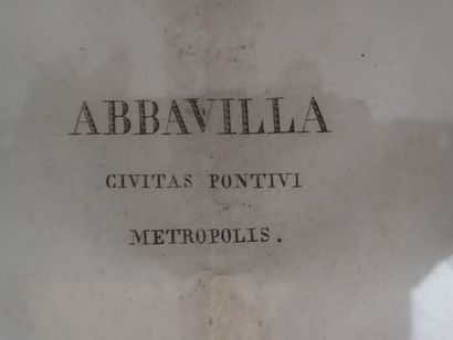 SOMME (80) - Vue d'ABBEVILLE - «Abbavilla,...