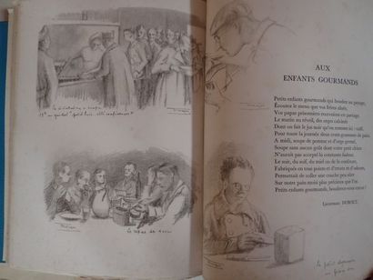 Importante mannette de livres brochés et...