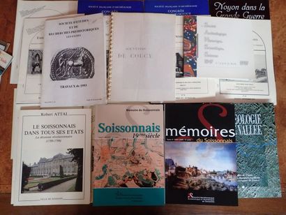 [Soissons], ensemble de livres brochés sur...