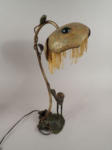 Dans le goût de TIFFANY, Lampe nénuphar à...
