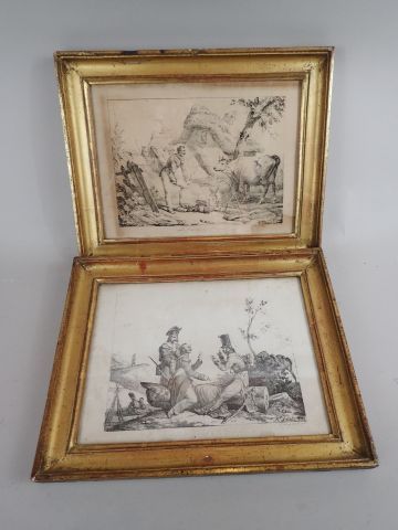 D’après Horace VERNET (1789-1863). Paire...