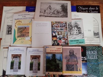[Soissons], ensemble de livres brochés sur...