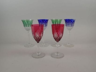 SAINT LOUIS. Service de verres du Rhin ou...