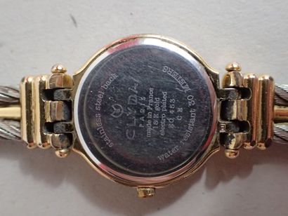 CLYDA, montre de dame, boîtier et bracelet...