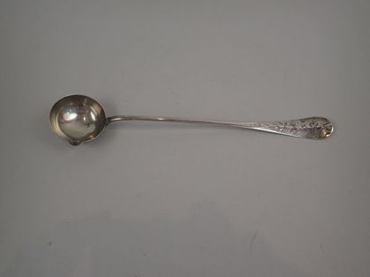 Louche à punch ou à crème en argent, modèle...