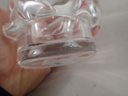 DAUM France, modèle SORCY, vase en cristal...