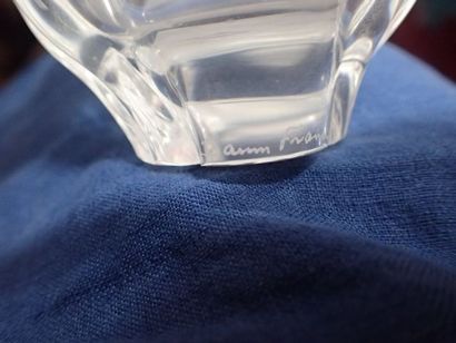 DAUM France, petite coupe en cristal clair,...