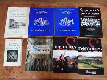 [Soissons], ensemble de livres brochés sur...