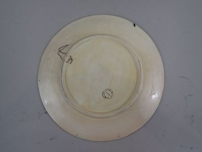 JOINT au 1574/247, Important plat circulaire...