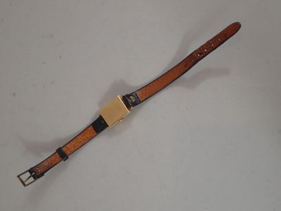 Montre bracelet de dame rectangulaire en...