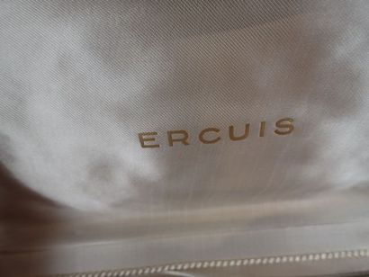 ERCUIS, couvert de baptême en métal argenté...
