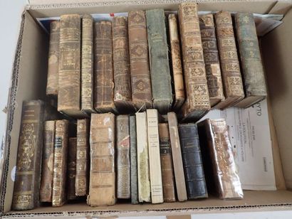 Lot de livres XVIIIè, XIXè et XXè comprenant...