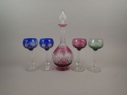SAINT LOUIS. Service de verres du Rhin ou...