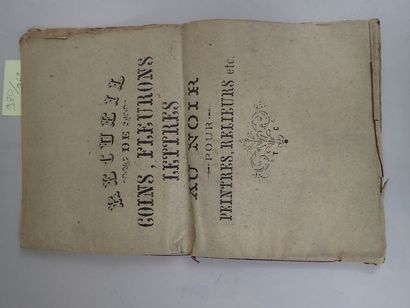 [Calligraphie], Recueil de coins, fleurons,...